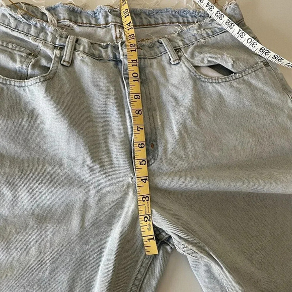 Vintage Ralph Lauren Polo Jeans Co Wide Leg Y2K Skate Destroyed 36x26 Loose Fit - Picture 4 of 13